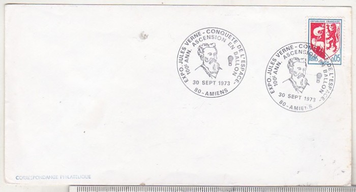 bnk fil Franta 1973 - Expofil Jules Verne - Amiens 1973