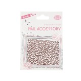Tatuaj 3D unghii, Nail Accessory, culoare maro