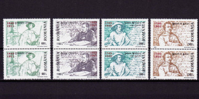 ✅RO 1999 , LP 1486 ,&amp;quot;Aniversari - personalitati&amp;quot; , serie pereche V ,MNH foto