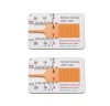 Set 2x Manometru dispozitiv de masurat anvelope, din plastic, 42-65 mm