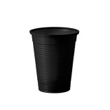 Pahare Plastic Unica Folosinta 200ml Negre - Set 40 Bucati