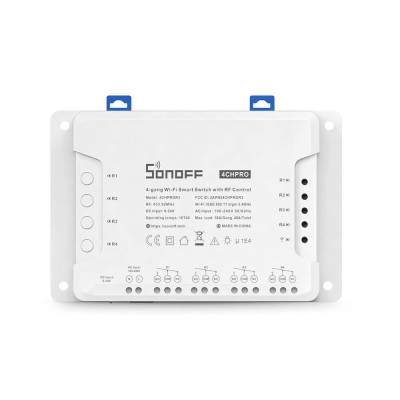 Releu Smart Wireless Sonoff 4CHPROR3, 4 canale, Alexa Google Home foto