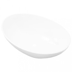 Chiuvetă Ovală Alb 40 x 33 cm Ceramică Premium 140674