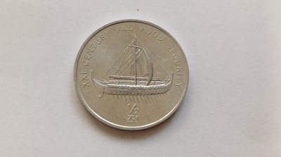 Coreea de Nord-1/2 Chon-Birema UNC foto