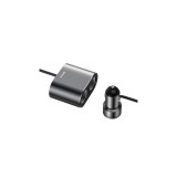 &Icirc;ncărcător auto Baseus, 2x USB 3.1A 17W + 2x priză brichetă 80W, negru (CRDYQ-01)