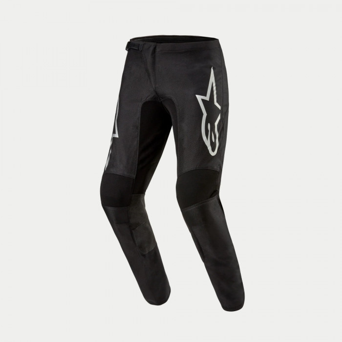 Pantaloni Moto Alpinestars 2024 Fluid Graphite Pants, Negru/Argintiu, Marime 28