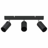 vidaXL Spot de tavan Negru 38 x 5.5 x 16.5 cm Oțel