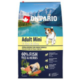 ONTARIO Adult Mini 7 Fish &amp;amp; Rice 6,5kg