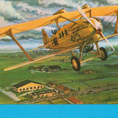 CPI B 11375 CARTE POSTALA - BANEASA. AVION, SPAD 33