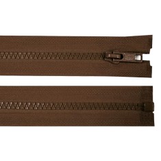 Fermoar plastic detasabil Crisalida, lungime 30 cm, Maro ciocolatiu