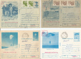 Rom&acirc;nia, lot 4 cărţi poştale circulate, aerofilatelie 13