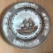 Farfurie - de colectie - portelan Englezesc - Wedgwood - Nava cu vele - 1951