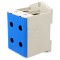 Conector &Icirc;mbinare Șine 35-240mm&sup2; 1 Pistă 4 Borne Albastru VC05-0038