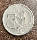 C50 - Moneda foarte veche - Cehoslovacia - 50 haleru - 1978