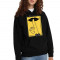 Hanorac dama negru - Don`t Speak - M
