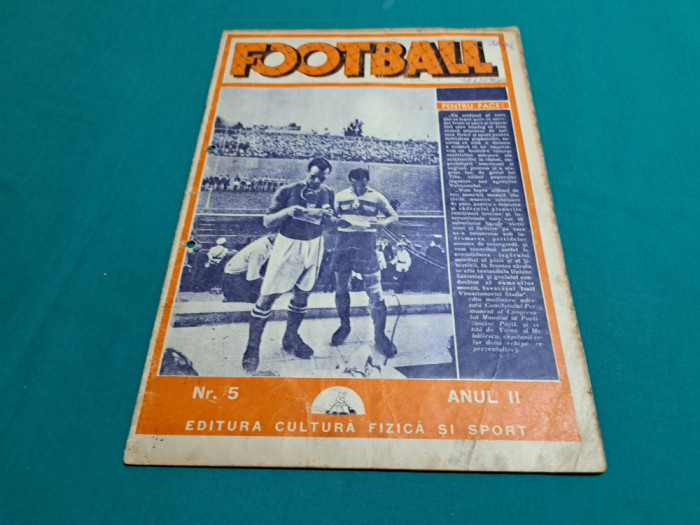 REVISTA FOTBALL * NR. 5*1950 * 900