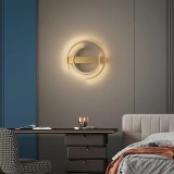 Aplica LED, 30W, aurie, lumina calda/neutra/rece, diametru 30cm