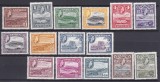 DB1 Colonii Antigua QE II 1953 Peisaje Avioane 15 v. MNH, Nestampilat