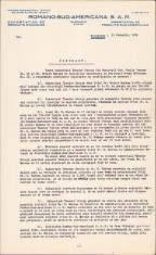 A1337 Contract Societatea Rom&acirc;no-Sud-Americană, 1936