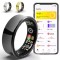 Smart Health Ring GR15 Bluetooth 5.1, Monitorizare Somn, Calorii, Puls, Oxigen, Tensiune, Ciclu Menstrual, Waterproof 5ATM