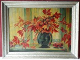 Natura statica cu flori - J. Travnik 1942