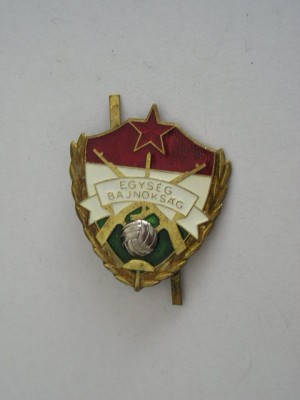 QW9 N 91 - insigna - militar - Ungaria - Egyseg bajnoksag foto