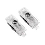 Cumpara ieftin Proiector logo portiera AutoQi, LED, Mercedes CLA CLS Coupe Cabrio, set 2 bucati, plastic ABS, alb