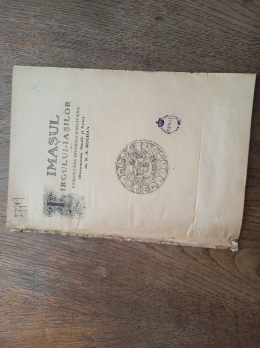 IMASUL TARGULUI IASILOR, 1924 - N.A.BOGDAN