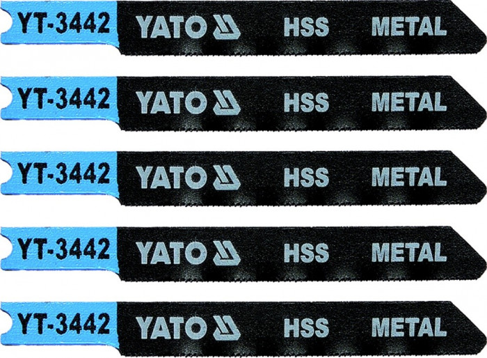 Set 5 lame taiere metal pentru ferastrau pendular 36 TPI YATO