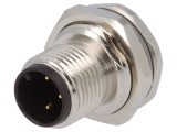 Soclu M12 PIN 3 tată IP67 lipire CANopen DeviceNet