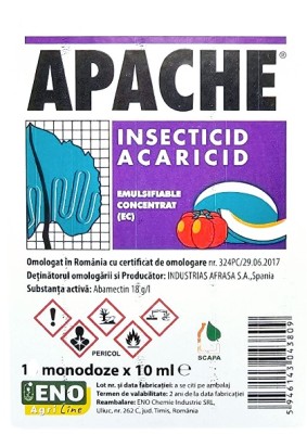 Insecticid-acaricid APACHE, 10ml foto