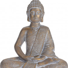 Decoratiune Buddha sitting, 29.5x17x37 cm, oxidat de magneziu