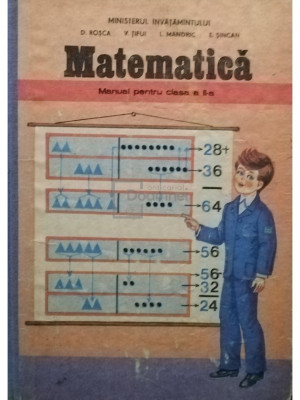 D. Rosca - Matematica - Manual pentru clasa a II-a (editia 1993) foto
