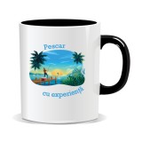 Cana personalizata cu mesaj pentru pescari, Pescar cu experienta