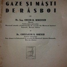 C. D. NENITESCU - C. N. IONESCU - GAZE SI MASTI DE RASBOI {1933)