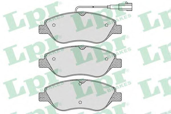 Set placute frana,frana disc FIAT STILO (192) (2001 - 2010) LPR 05P765