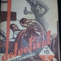 carte veche,otrava misterioasa,detectivul saptamanal,de colectie,RARA,T.GRATUIT