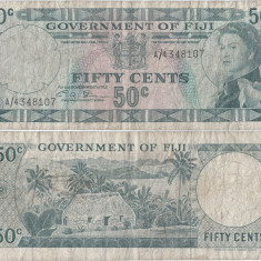 1971 , 50 cents ( P-64b ) - Fiji