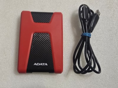 Hard Disk Extern ADATA DashDrive Durable HD650 1TB 2.5 inch USB 3.0 red foto