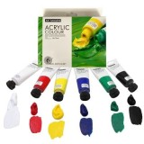 Culori acrilice Magi-Wap Art Rangers, 6 culori x 75ml, FEA0675T-R