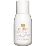 Clarins Milky Boost lotiune nuantatoare pentru uniformizarea nuantei tenului culoare 02 Milky Nude 50 ml