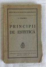Principii de estetica &amp;ndash; G. Calinescu, 1939 foto