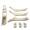 Set 4 manere + 3 ornamente usi interioare, potrivite BMW Seria 5 F10 F11 - Crem / Oyster