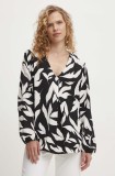 Answear Lab bluza femei, culoarea negru, modelator