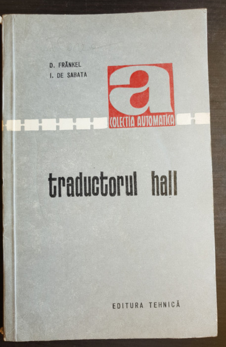Traductorul Hall - David Frankel, Ioan De Sabata