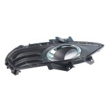 Grila bara protectie, spoiler Ford Mondeo, 10.2014-03.2022, montare fata, stanga, negru/negru, RapidAuto