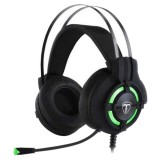 Casti gaming cu microfon T-Dagger Andes, Negru