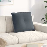 vidaXL Perna pentru spate Gri &icirc;nchis 60 x 50 cm Țesătură din corduroy 42014676