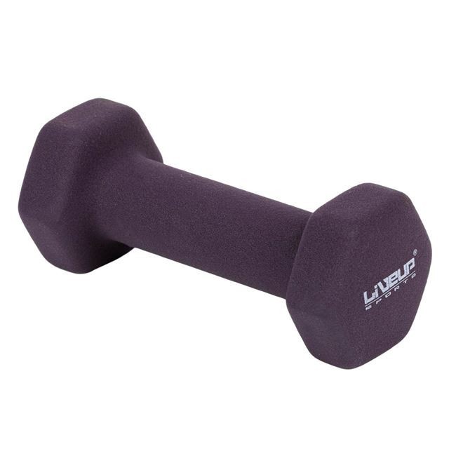 Greutate Antrenament Neoprene Hexagonala Mov 1kg