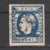 10 Bani Carol cu Favoriti LP26 emisiunea III 1869 cu valori in "BANI", Stampilat